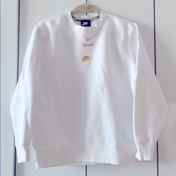 Nike sweatshirt with jewellery embroidery Clearance